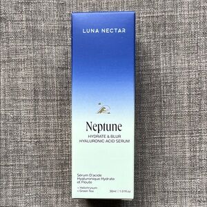Luna Nectar Neptune Hydrate & Blur Hyaluronic Acid Serum 30ml - NEW IN BOX